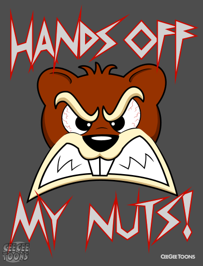 T-Shirt 'Angry Squirrel'