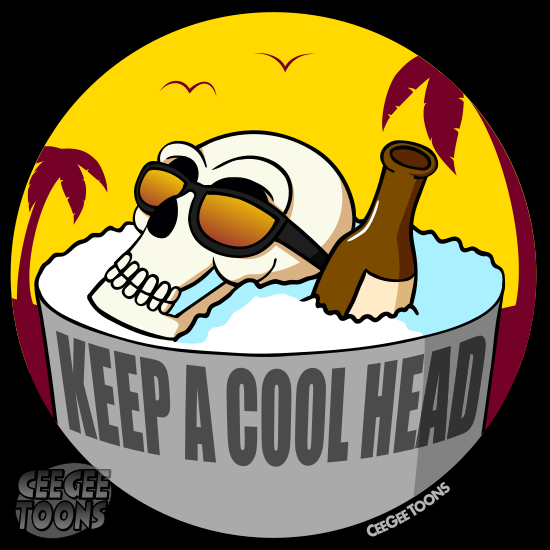 T-Shirt 'Cool Skull'