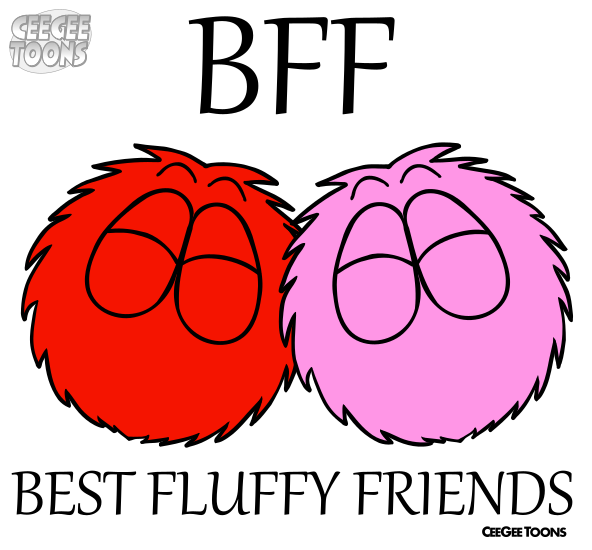 T-Shirt 'Best Fluffy Friends'